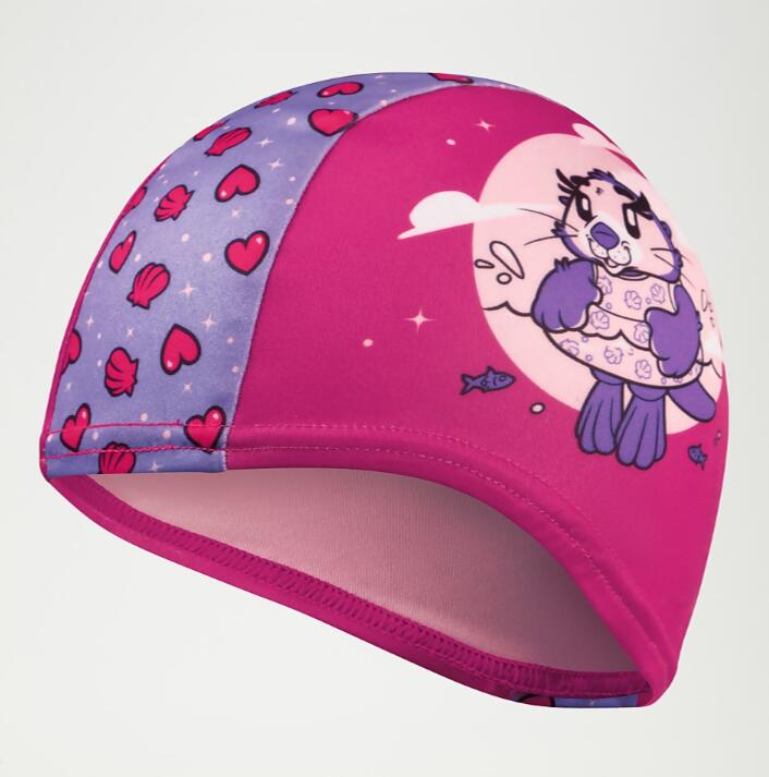 D. Kapa za pliv. PRINTED POLYESTER CAP IU PINKPURPLE (1) D. Kapa za pliv. PRINTED POLYESTER CAP IU PINK/PURPLE - Image 2
