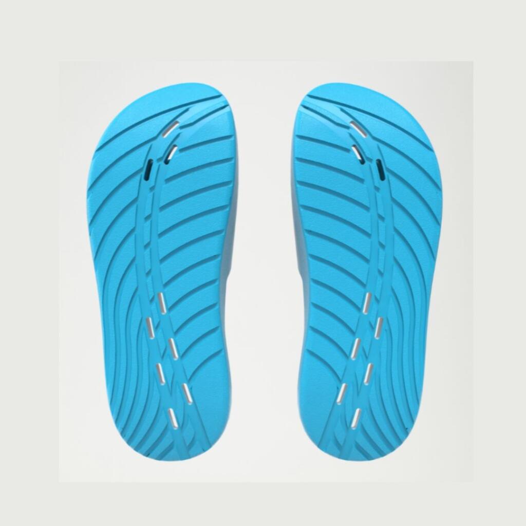 D. papuce SPEEDO SLIDES ONE PIECE JU blue white (2) D. papuce SPEEDO SLIDES ONE PIECE JU - Image 2